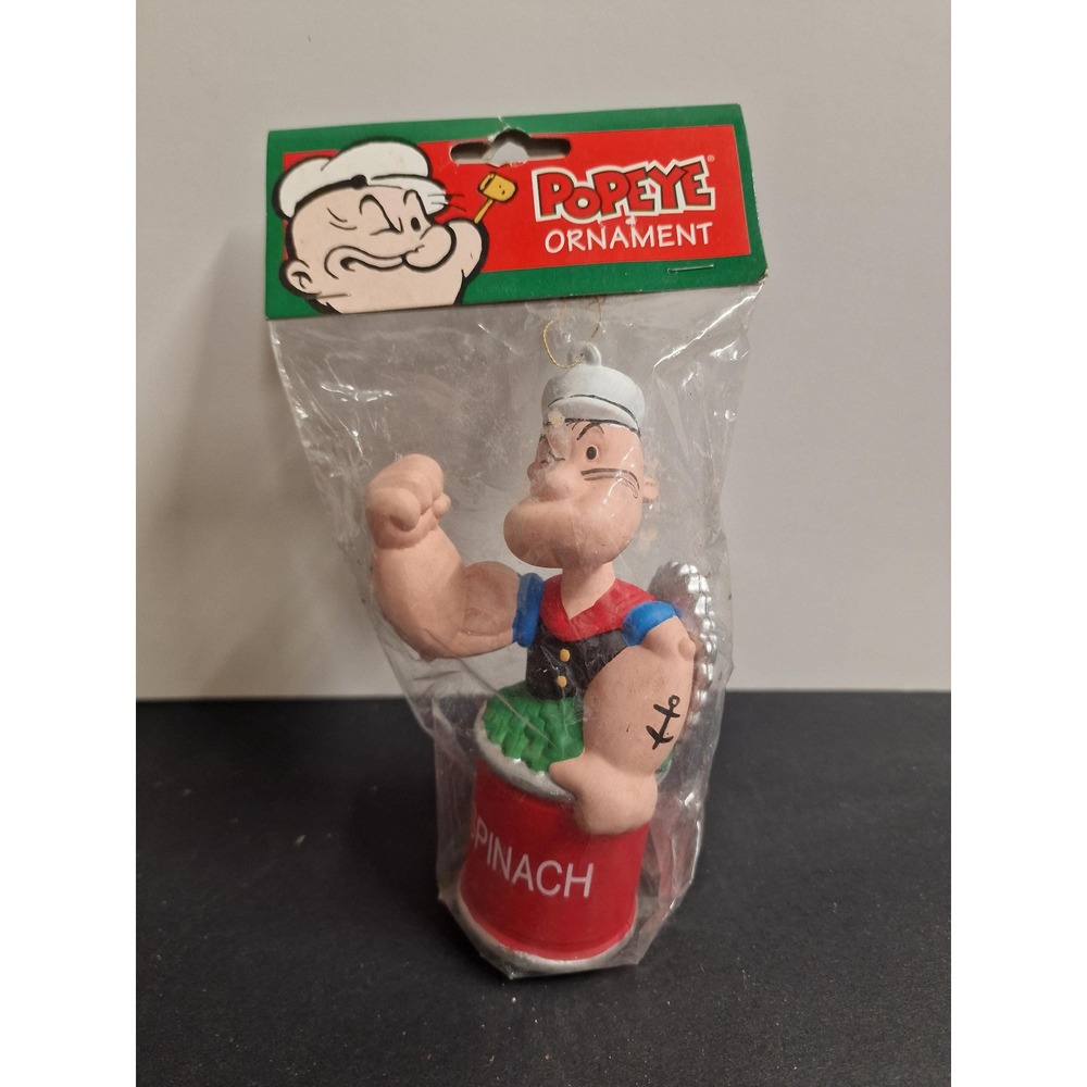 Vintage 1998 Kurt S. Adler Popeye Christmas Ornament New in Package Collectible